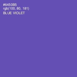 #6450B5 - Blue Violet Color Image