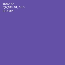 #6451A7 - Scampi Color Image