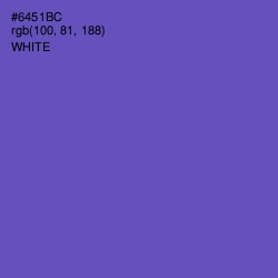 #6451BC - Blue Violet Color Image