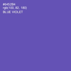 #6452B4 - Blue Violet Color Image