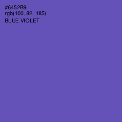 #6452B9 - Blue Violet Color Image