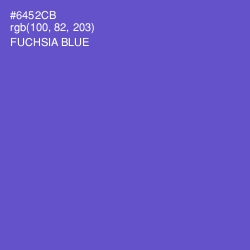 #6452CB - Fuchsia Blue Color Image