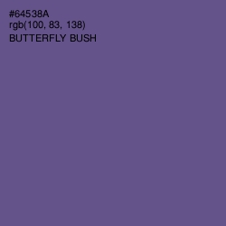 #64538A - Butterfly Bush Color Image