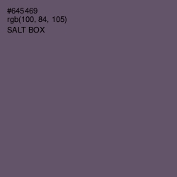 #645469 - Salt Box Color Image