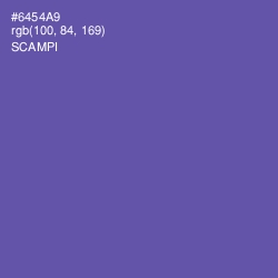 #6454A9 - Scampi Color Image