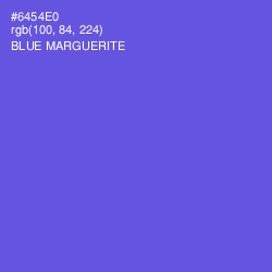 #6454E0 - Blue Marguerite Color Image