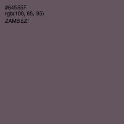 #64555F - Zambezi Color Image