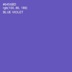 #6456BD - Blue Violet Color Image