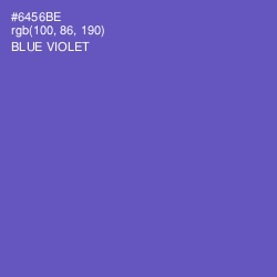 #6456BE - Blue Violet Color Image