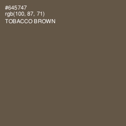 #645747 - Tobacco Brown Color Image