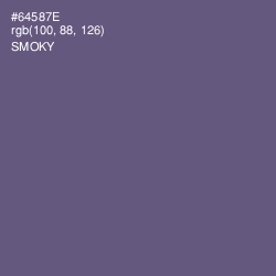 #64587E - Smoky Color Image