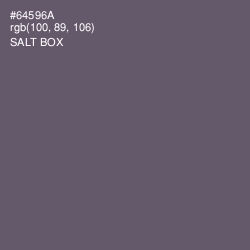 #64596A - Salt Box Color Image