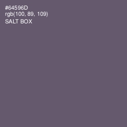 #64596D - Salt Box Color Image