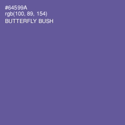 #64599A - Butterfly Bush Color Image