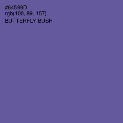 #64599D - Butterfly Bush Color Image