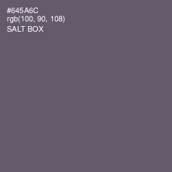 #645A6C - Salt Box Color Image
