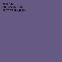 #645A82 - Butterfly Bush Color Image