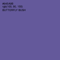 #645A9B - Butterfly Bush Color Image