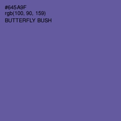 #645A9F - Butterfly Bush Color Image