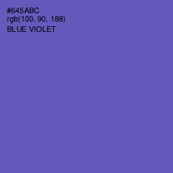 #645ABC - Blue Violet Color Image