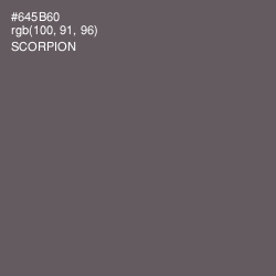 #645B60 - Scorpion Color Image