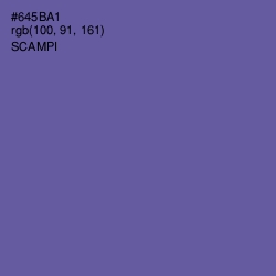 #645BA1 - Scampi Color Image