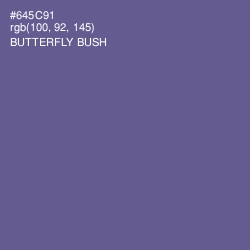 #645C91 - Butterfly Bush Color Image