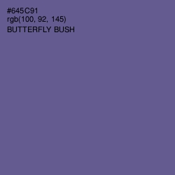 #645C91 - Butterfly Bush Color Image