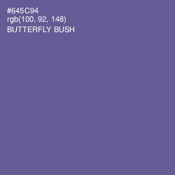 #645C94 - Butterfly Bush Color Image