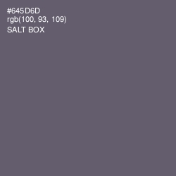 #645D6D - Salt Box Color Image
