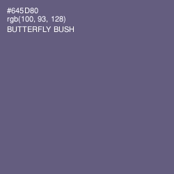 #645D80 - Butterfly Bush Color Image