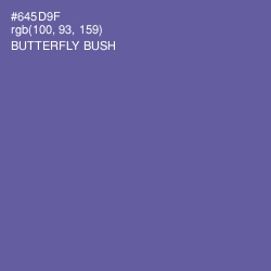 #645D9F - Butterfly Bush Color Image