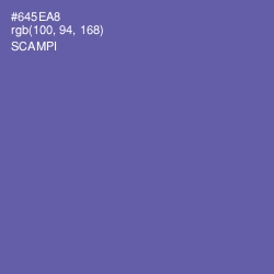 #645EA8 - Scampi Color Image