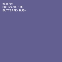 #645F91 - Butterfly Bush Color Image