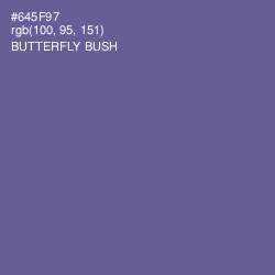 #645F97 - Butterfly Bush Color Image