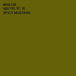 #646108 - Spicy Mustard Color Image