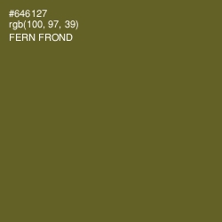 #646127 - Fern Frond Color Image