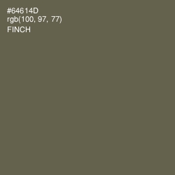 #64614D - Finch Color Image
