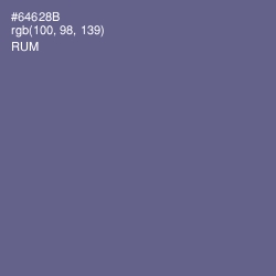 #64628B - Rum Color Image