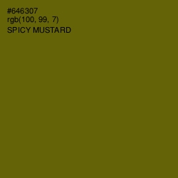 #646307 - Spicy Mustard Color Image