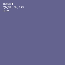 #64638F - Rum Color Image