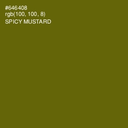 #646408 - Spicy Mustard Color Image