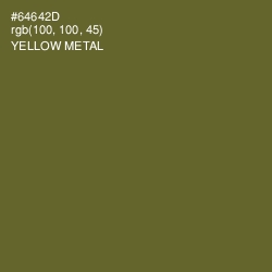 #64642D - Yellow Metal Color Image