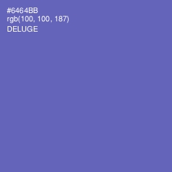 #6464BB - Deluge Color Image