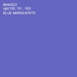 #6465C0 - Blue Marguerite Color Image