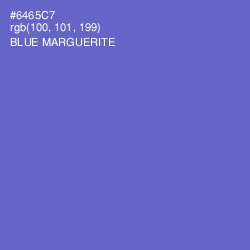 #6465C7 - Blue Marguerite Color Image