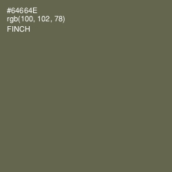 #64664E - Finch Color Image