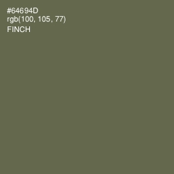 #64694D - Finch Color Image