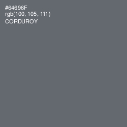 #64696F - Corduroy Color Image