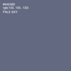 #646982 - Pale Sky Color Image